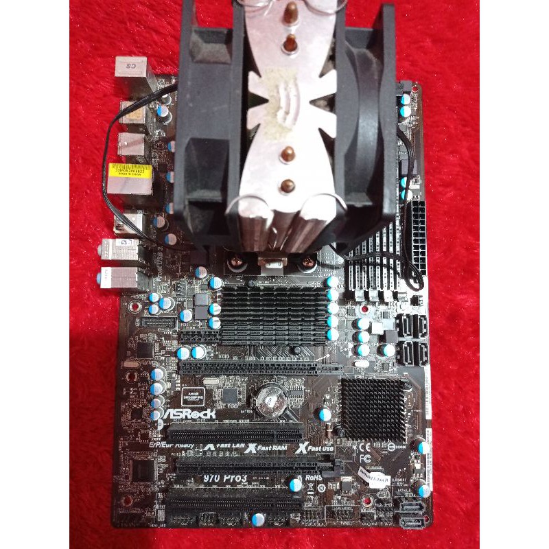 Motherboard A970 pro3+ prosesor fx 6300 ,