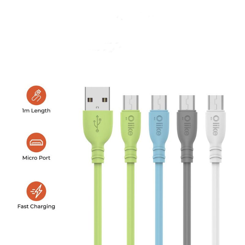 1 TOPLES ISI 30PCS KABEL DATA OLIKE D301M MICRO USB