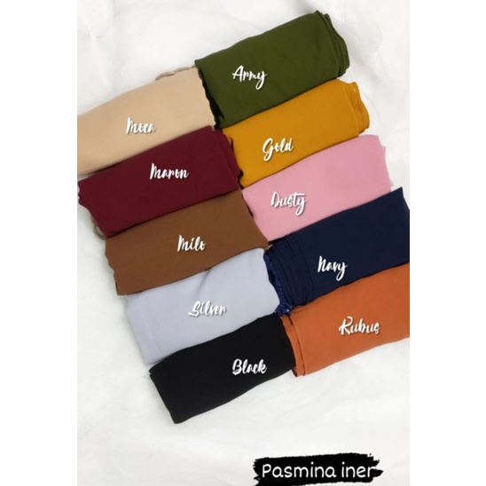 PASMINA INNER INSTAN/PASMINA INSTAN DENGAN INNER NO RIBET2 CLUB