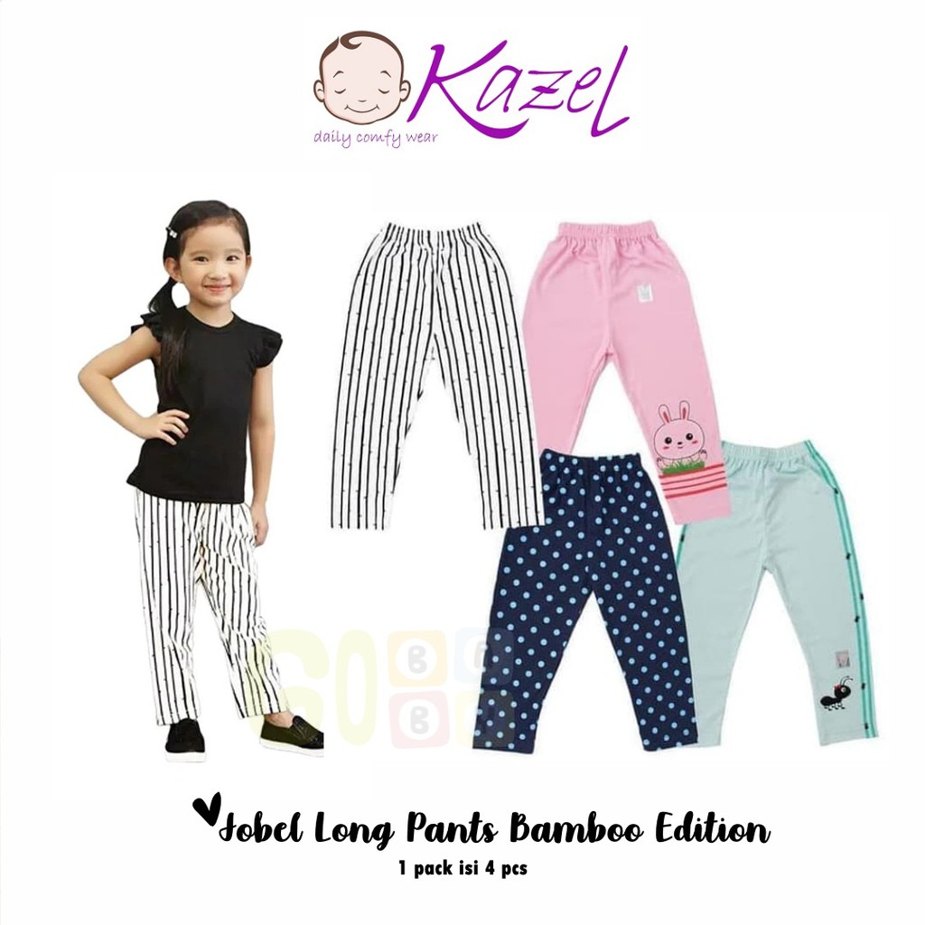  Jobel  Long  Pants  Girl BAMBOO Edition SNI 4 PCS BY 