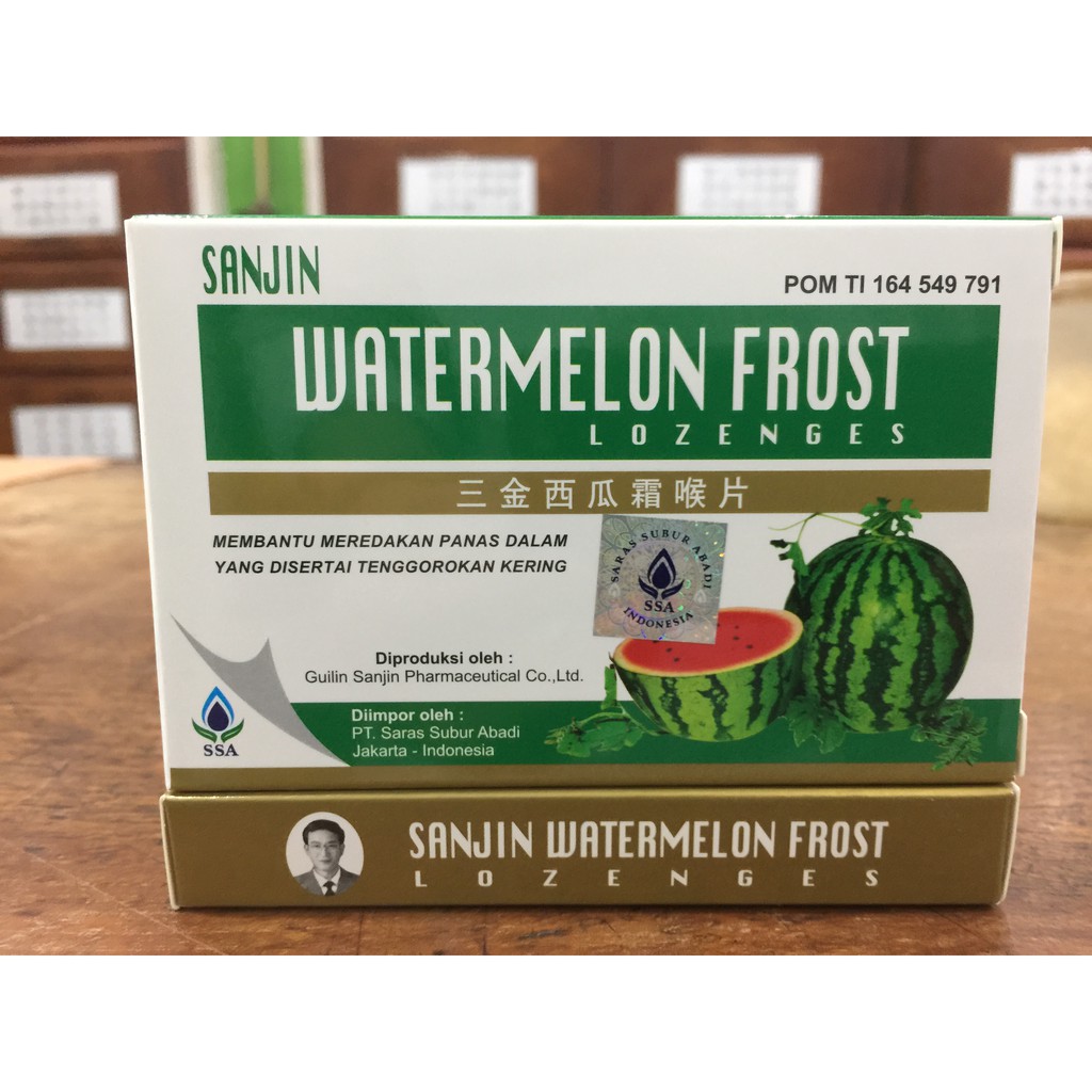 

Watermelon Frost Lozenges - Permen Sakit Leher Tenggorokan