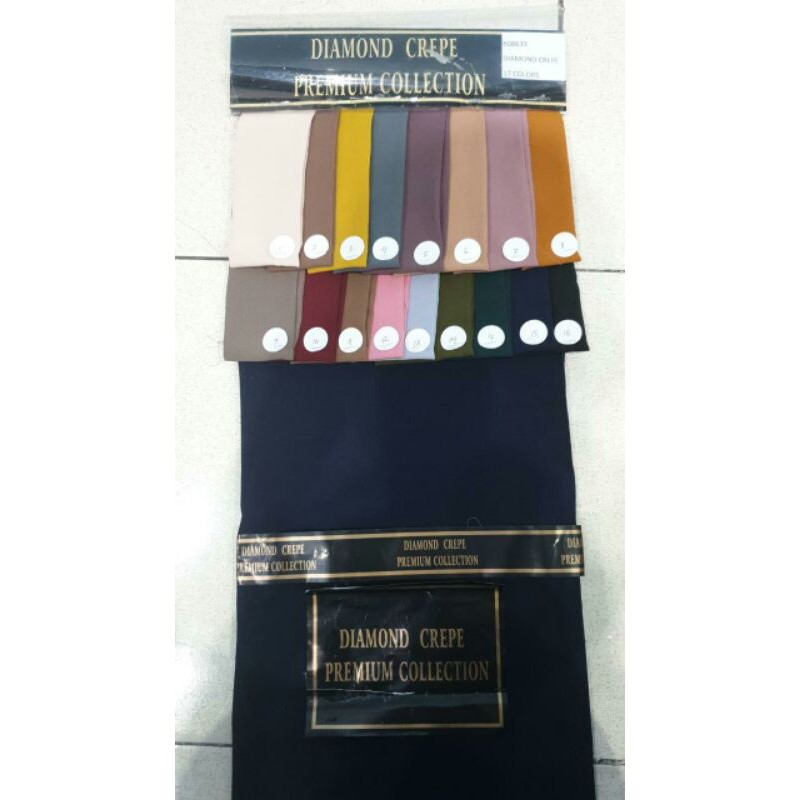 KAIN DIAMOND CREPE KUALITAS TERBAIK || JUAL ROLL TIDAK DIECER