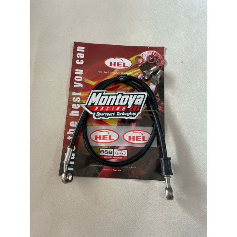 Selang Rem Hell 75 cm Hitam Original