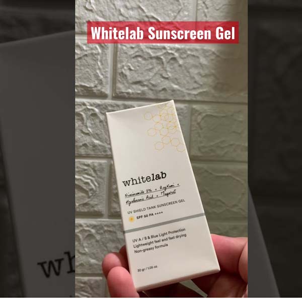 Whitelab UV Shield Tank Sunscreen Gel SPF 50++ PA++++ | Tabir Surya | Sunscreen Wajah_Cerianti