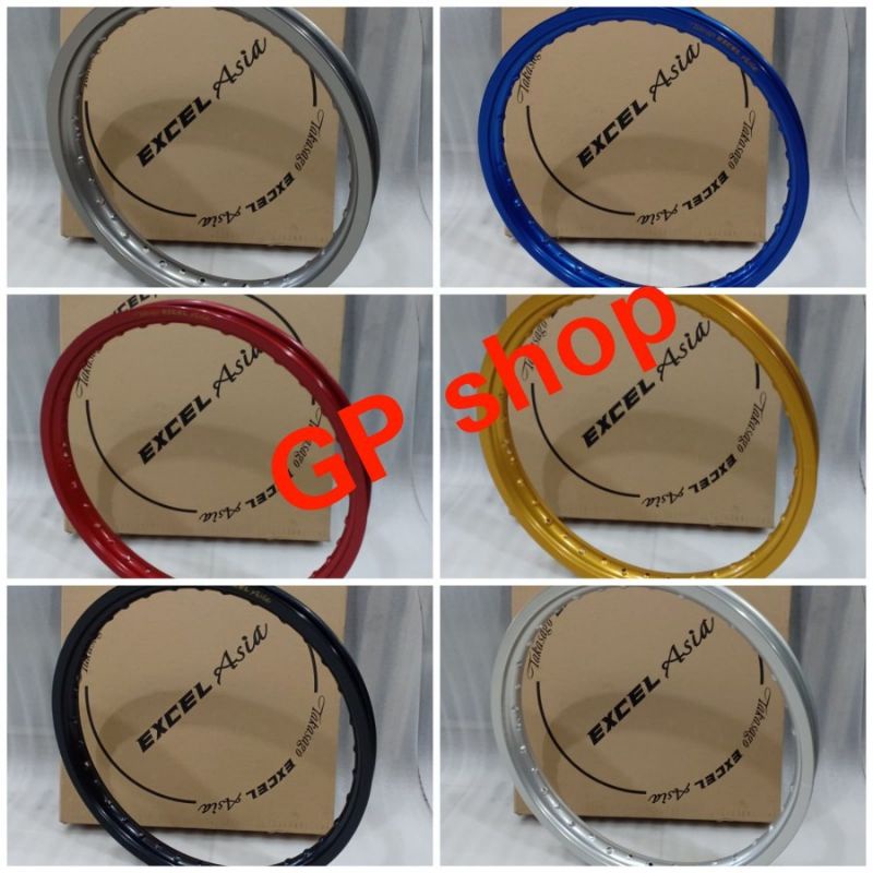 Velg Jari Jari 250 Dan 300 Ring 17 Takasago Excel Asia Hitam