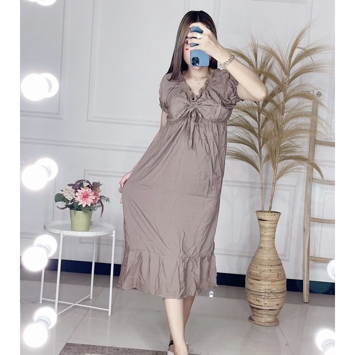 DASTER ELSA ANDIN / DASTER KEKINIAN / DASTER ELSA / DASTER ANDIN / DASTER SERUT DADA MODEL TERBARU-Coklat