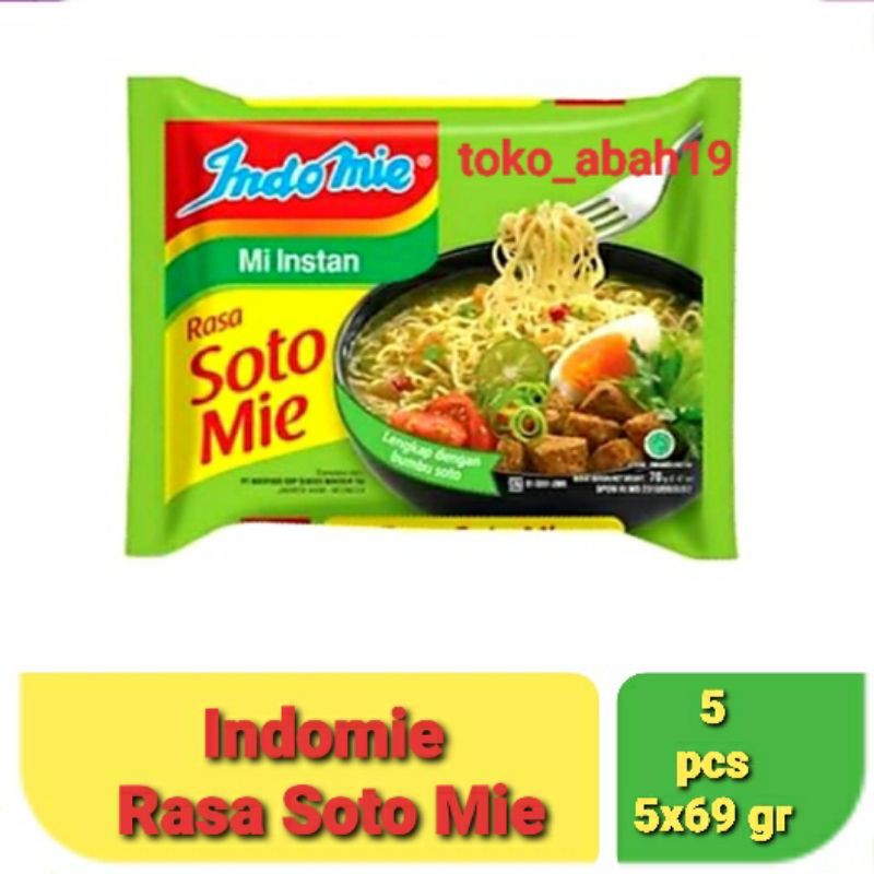 

Indomie Rasa Soto Mie 5×69gr