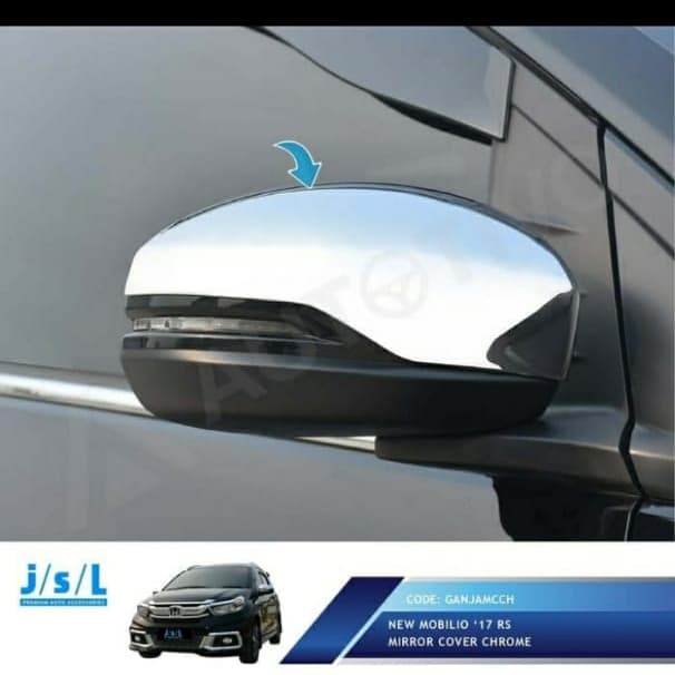 Cover Kaca Spion / Mirror Cover Mobilio 2017 Chrome