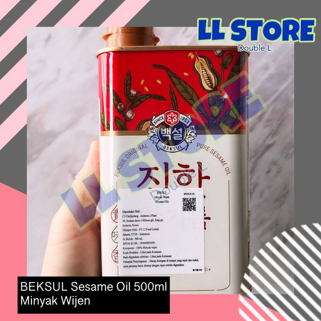 

BEKSUL Sesame Oil Korea 500ml Minyak Wijen