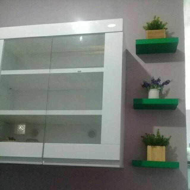 Harga Satuan Rak Dinding Gantung Minimalis Berbagai Ukuran