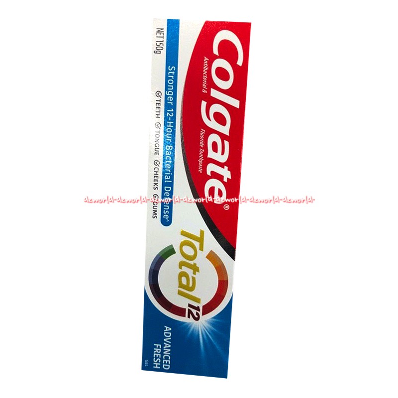 Colgate Total 12 Advanced Fresh 150gr Stronger 12 Hour Bacterial Defense Odol Pasta Gigi Colgate Toothpast Colgat Kolget