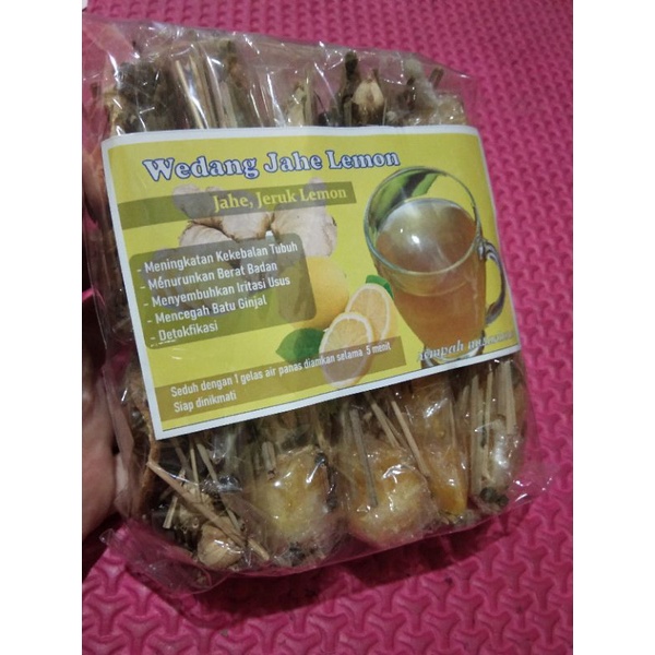 

WEDANG REMPAH JSR LEMON JAHE SEREH Komplit GULA BATU ISI 10 PCS