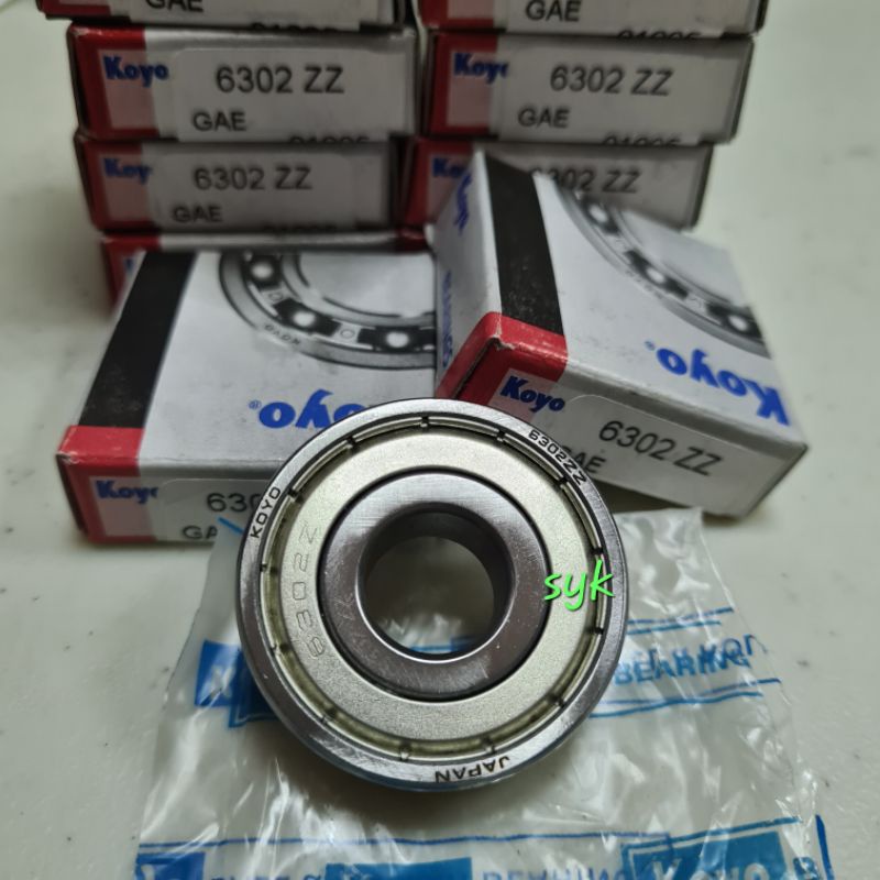 BEARING 6302 ZZ KOYO TUTUP BESI