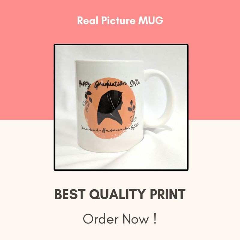 Mug Custom / Gelas Custom / Merchandise Custom / Mug Desain Sendiri / Mug Souvenir / Mug Satuan