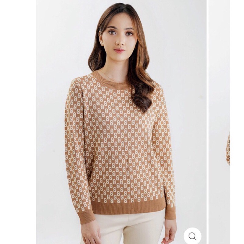 Buttonscarves X Benang Jarum sweatshirt Caramel XL