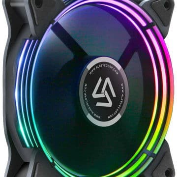 Fan case gaming alseye halo 5.0 h-120-5mr 12cm led auto rgb for pc - Kipas casing cpu komputer 120mm h120