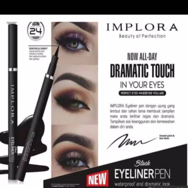 Eyeliner implora dramatic waterprof