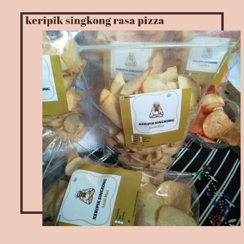 

keripik singkong rasa pizza