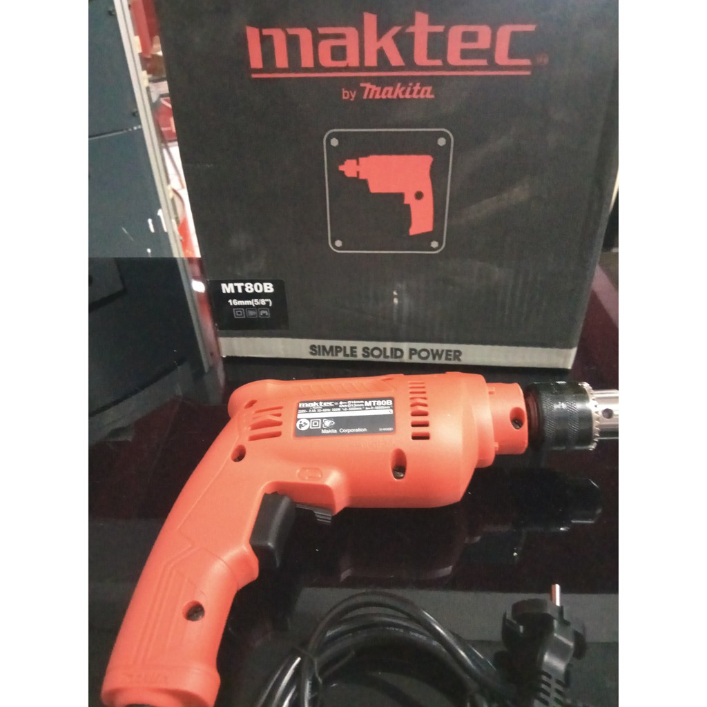 BOR TANGAN MAKTEC MT 80 B BOR BETON BOR BESI 16 MM