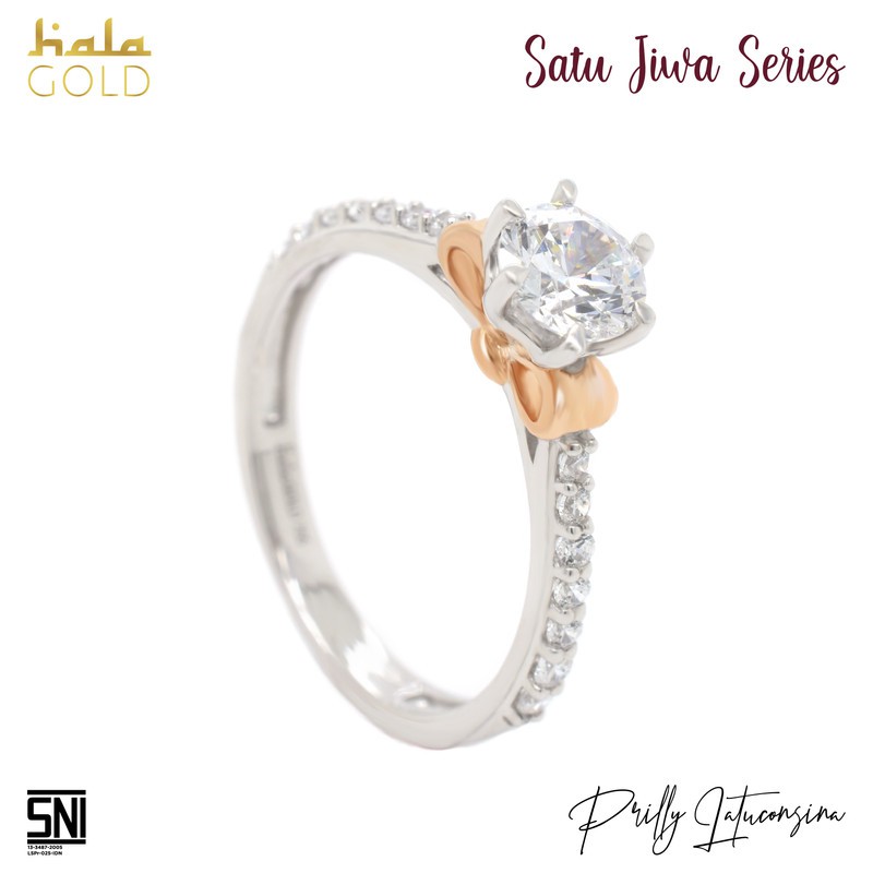 Cincin Emas Satu Jiwa Hala Gold Prilly Maaf Sayang 3WZ1288