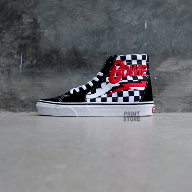 Vans x David Bowie Sk8-Hi Checkerboard