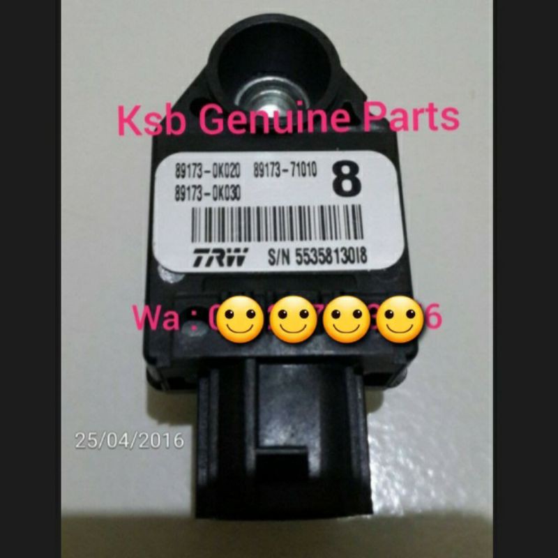 Sensor Air Bag Depan Innova Fortuner Hilux 89173-09550