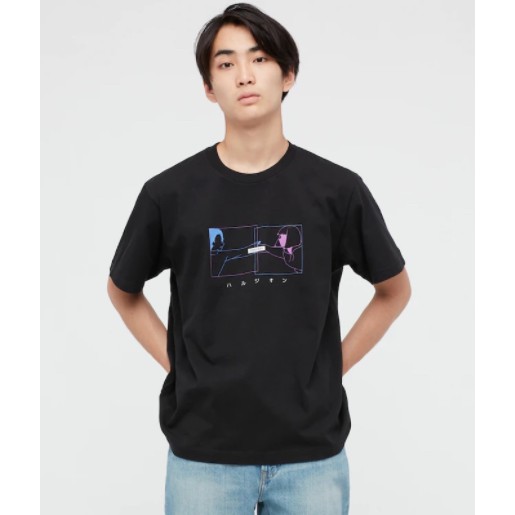 Kaos UNIQLO - YOASOBI X UNIQLO (SHORT-SLEEVE GRAPHIC T-SHIRT)NOVEL INTO MUSIC