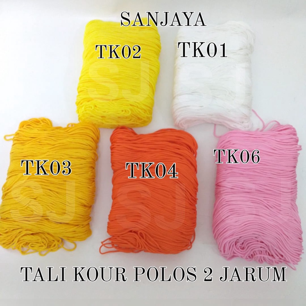 TALI KUR / TALI CORD / TALI FILAMEN / TALI BAHAN BENANG POLY / TALI KOUR POLOS 2 JARUM