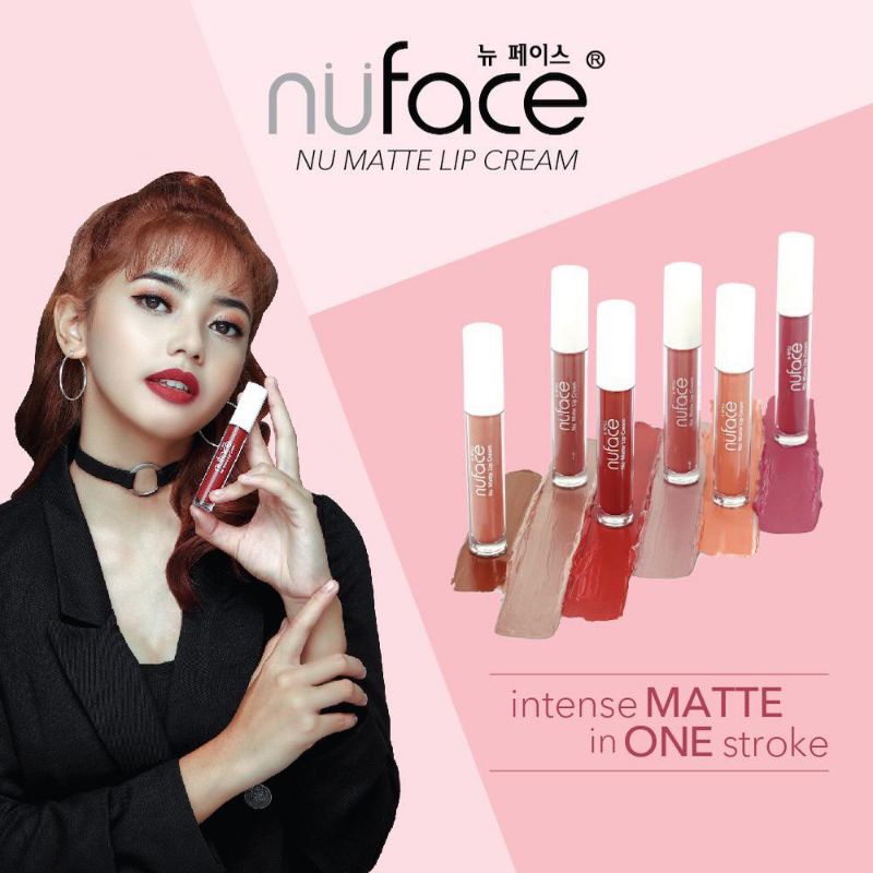 NUFACE LIP CREAM MATTE / LIPSTIK NUFACE