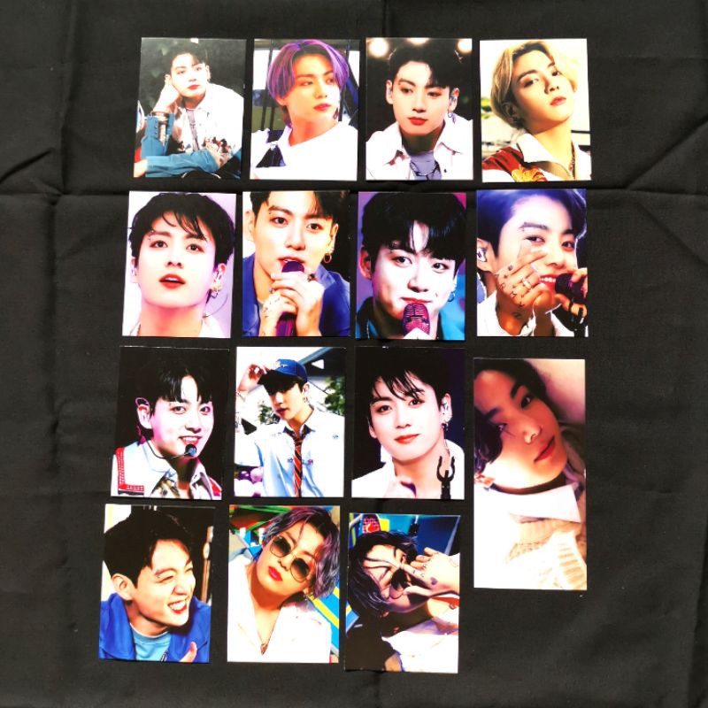 BTS Photocard Bookmark Pembatas Buku RM Jin Suga Jhope Jimin V Jungkook