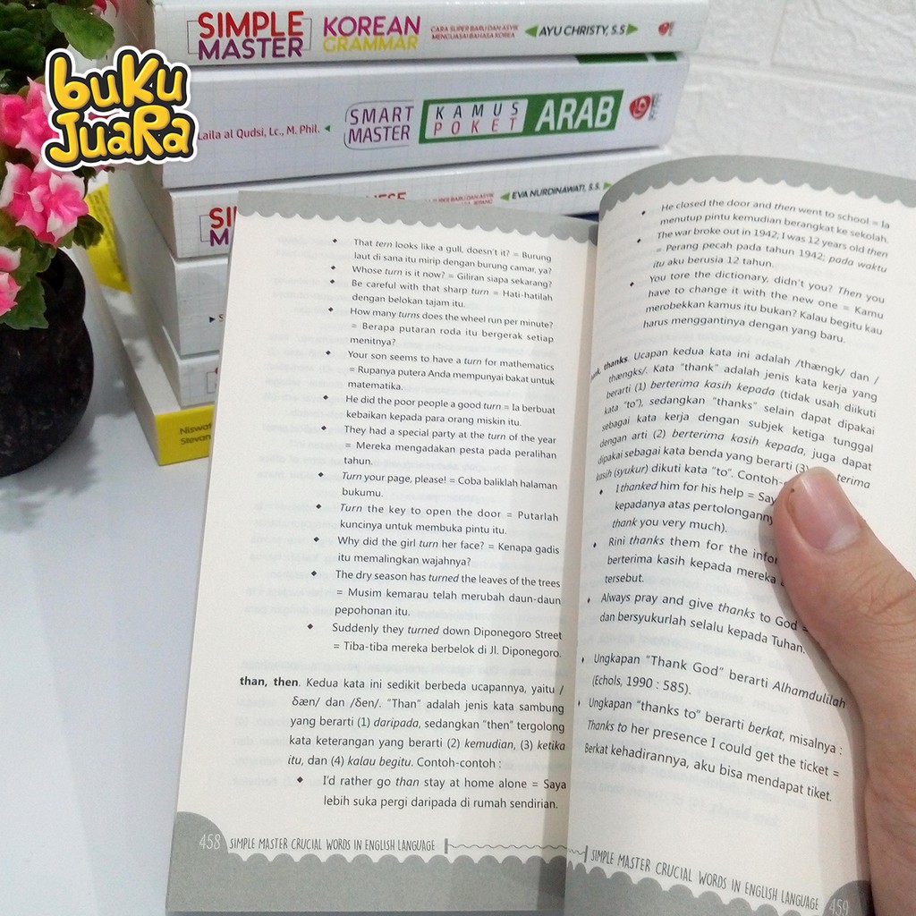 MURAH ! PAKET 3 BUKU BELAJAR BAHASA INGGRIS SIMPLE GRAMMAR SIMPLE MASTER CONVERSATION & CRUCIAL WORDS-4