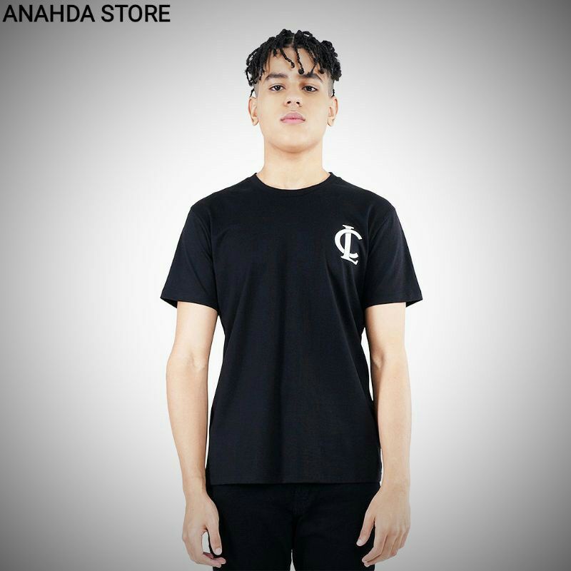 kaos CELCIUS hitam A00020C sablon CL putih ready