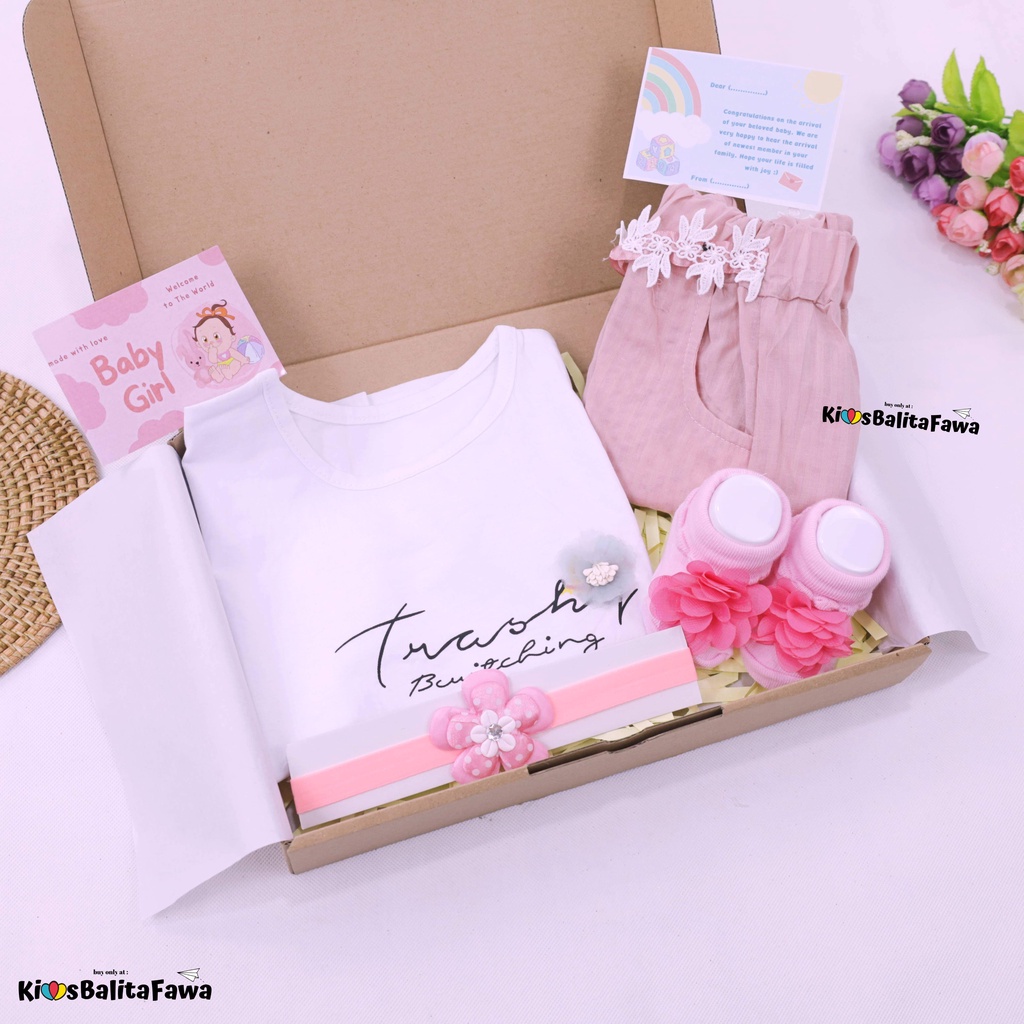 [GREENTEA] Hampers Ultah Anak Perempuan 12-18 Bulan / Ulang Tahun Kado Gift Package Murah kualitas Import Babycinnamon