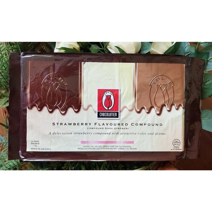 

Tulip Strawberry Compound 1 Kg - Tulip Coklat Compound Stroberi