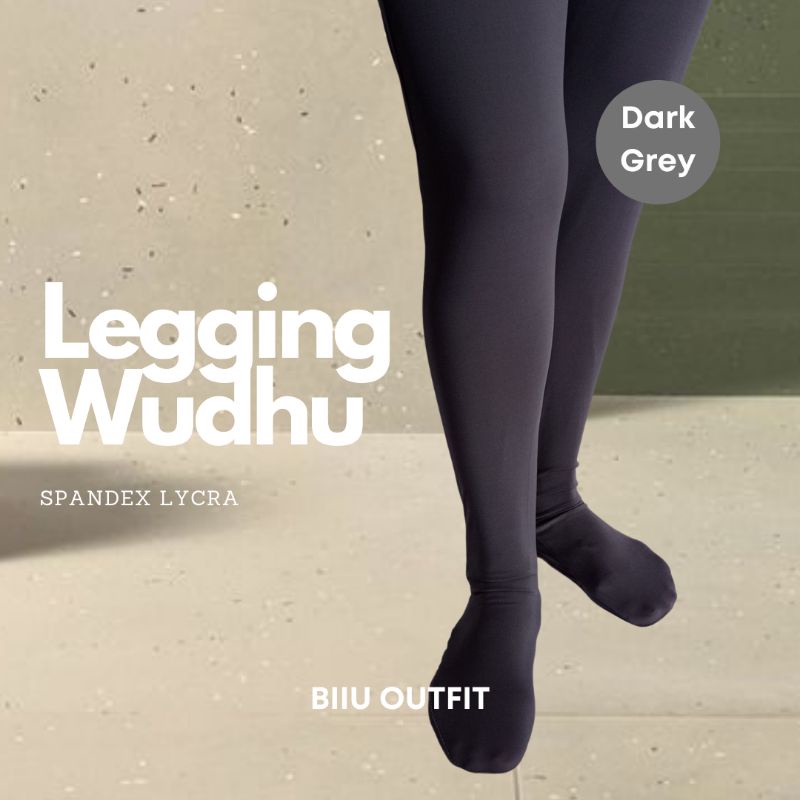 Biiu Celana Legging Wudhu Jersey Wanita Premium