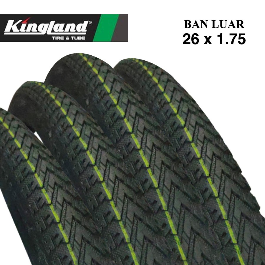 Ban LUAR Sepeda 26 x 1.75 175 KINGLAND