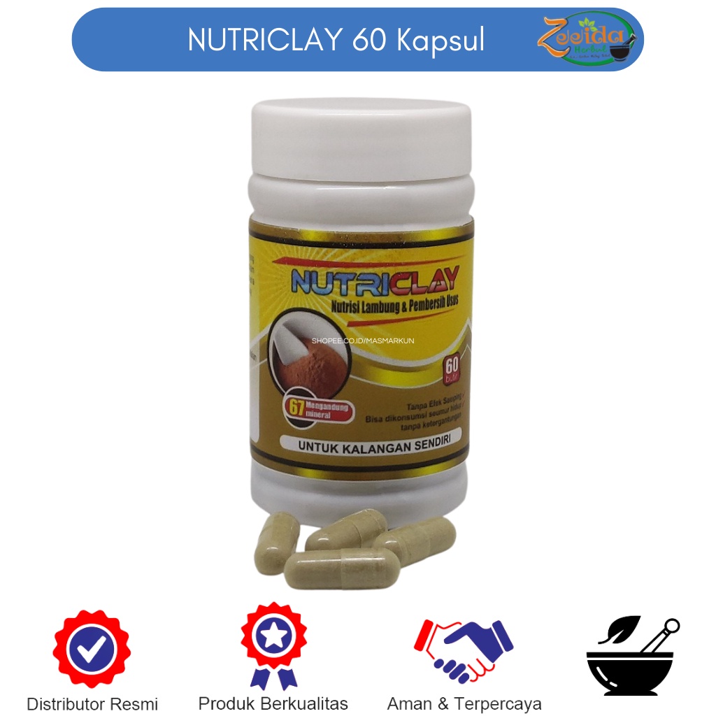 

Nutriclay Zeeida Herbal Atasi Keluhan Lambung