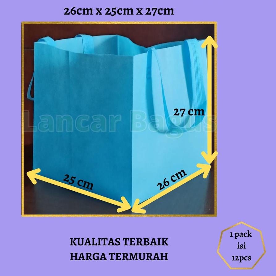 

Tas Kue Spunbond Goodie Bag 26cx25x27cm Box Cake