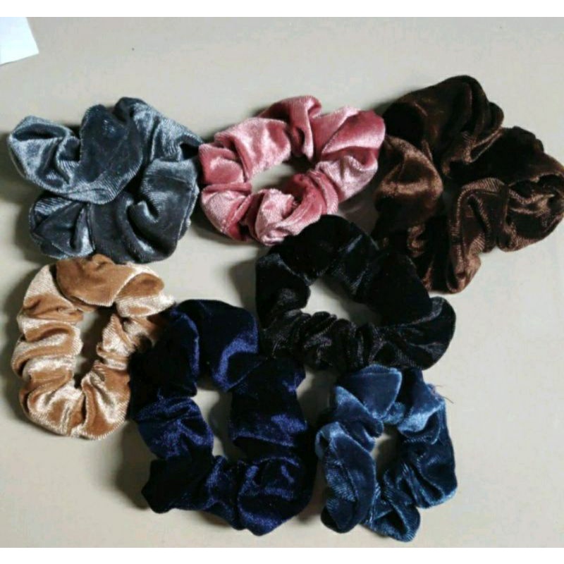 Ikat Karet Rambut donat premium love tebal hairdini alat gulung sangul motif  polkadot mica kuncit