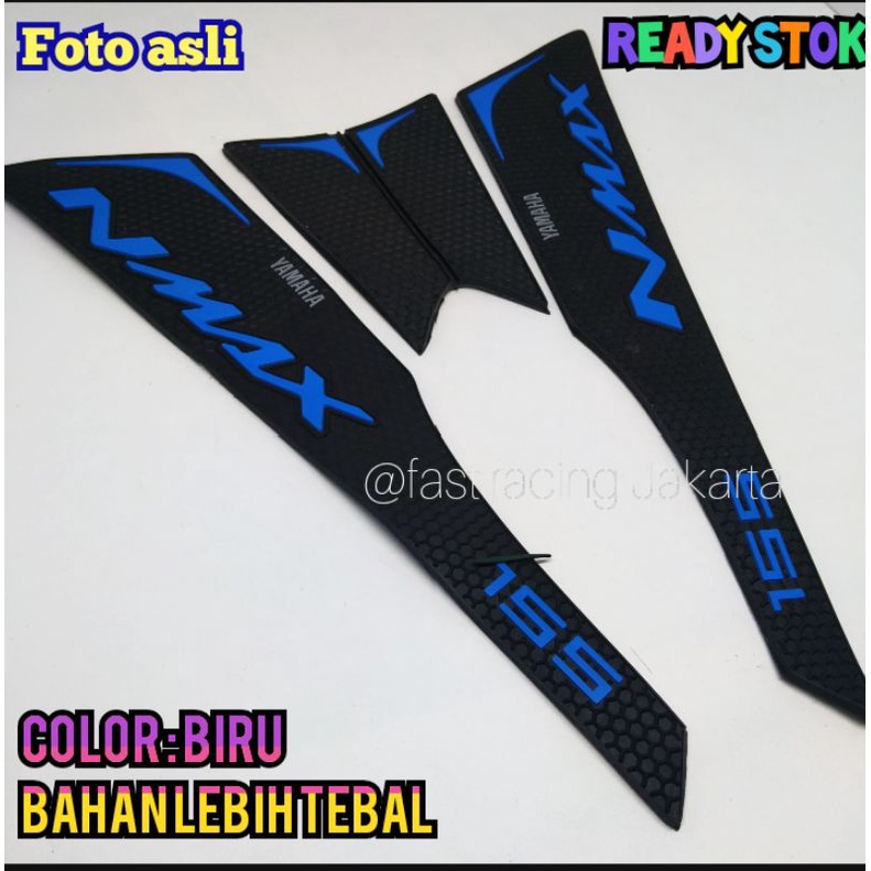 Tankpad nmax/tangpad karet lem/nmax lama biru