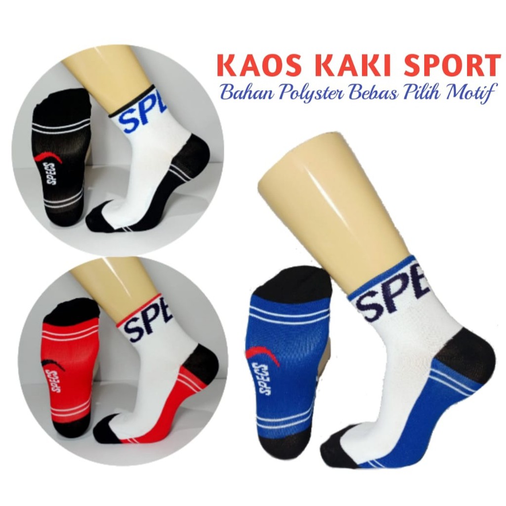 Kaos Kaki Sport/Kaos Kaki Olahraga Bahan Halus