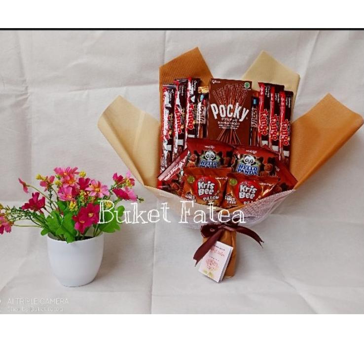

Promo Awal Tahun Best seller Buket PINK buket jajan Buket Wisuda snack HANYA BUKET TANPA BUNGA u61☆