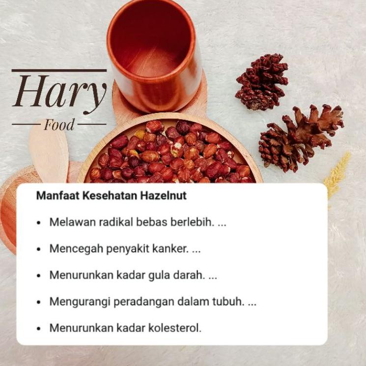 

{F-ETU} {✔} 1kg Kacang Hazelnut (Mentah) {pasti dikirim}