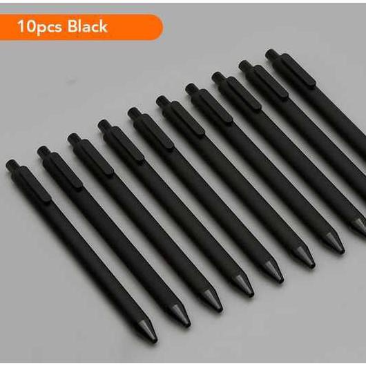 

WuS Xiaomi Mijia Kacogreen Signing Gel Ink Pen Pena Pulpen Hitam 10 Pcs Bli