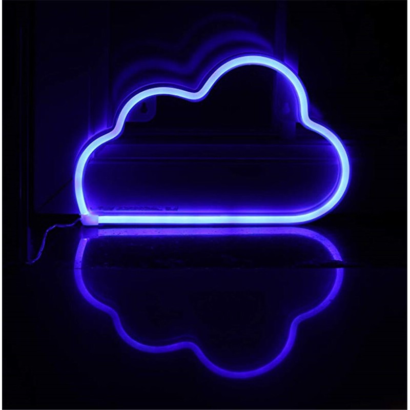 Cloud Neon Gantung USB - Lampu Neon USB Karakter