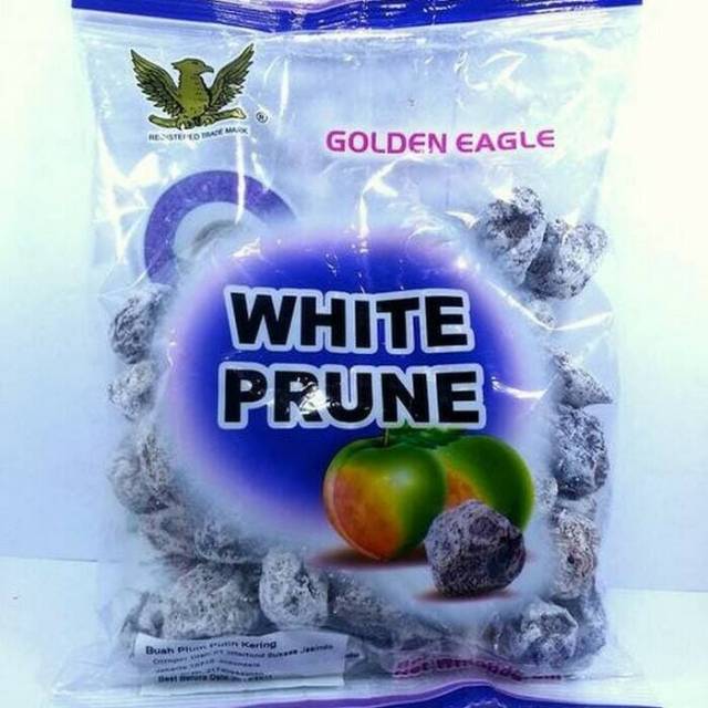 

White Prune (Plum Putih Kering) Kiamboi Manis Golden Eagle 500gr