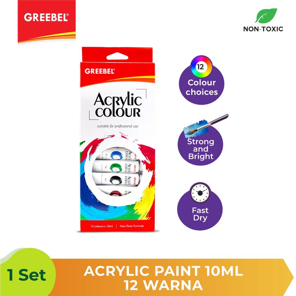 GREEBEL Cat Akrilik / Acrylic Colour / Acrylic Paint 10ml