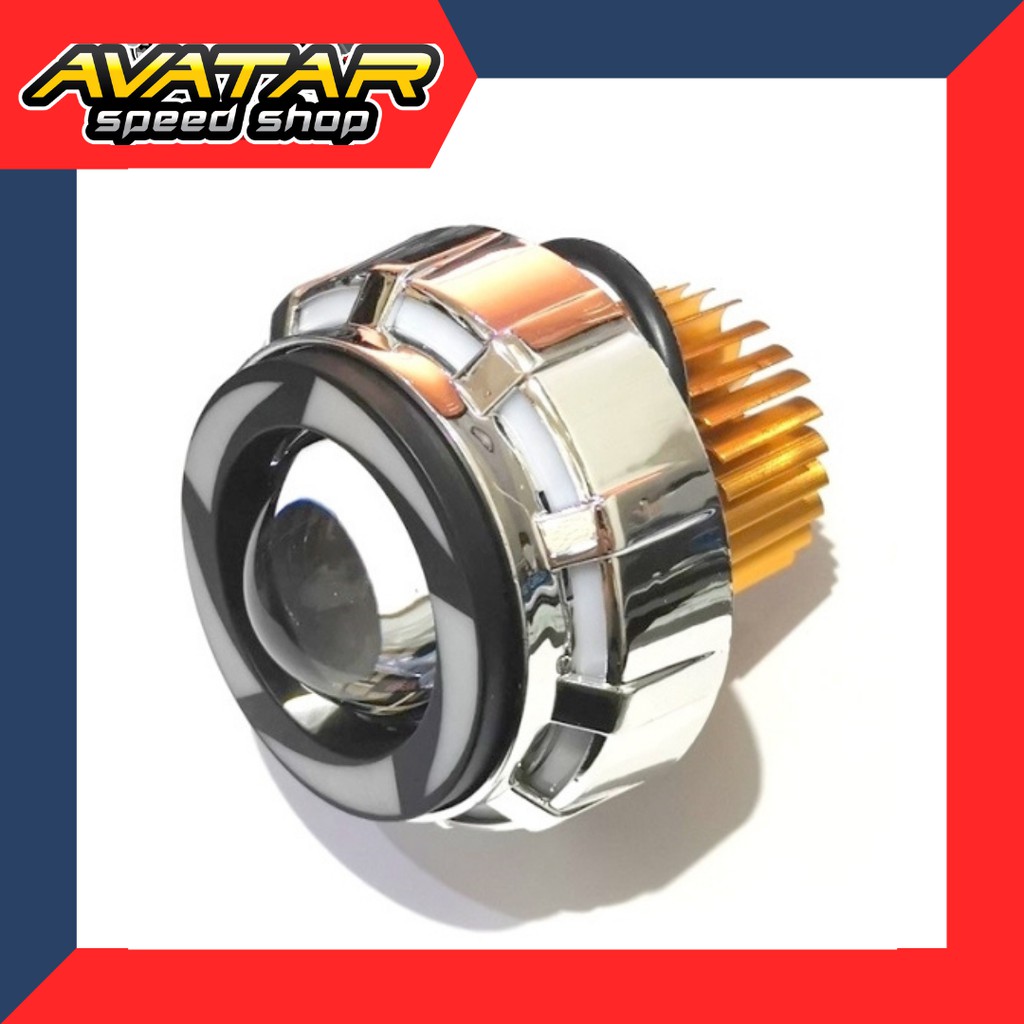 LAMPU MOTOR PROJECT LED FLASH BLUE RAINBOW RED