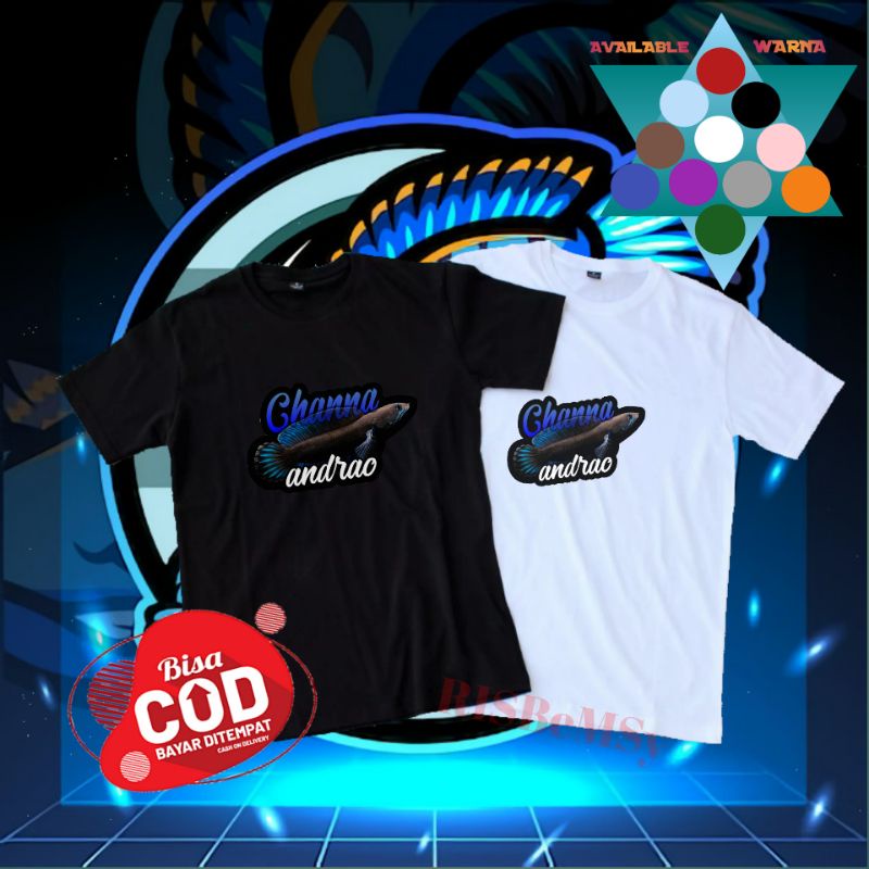 Baju kaos anak distro channa BLUE PULCHRA/ANDRAO/Unisex laki laki/perempuan/cod/Snakehead chana/fash