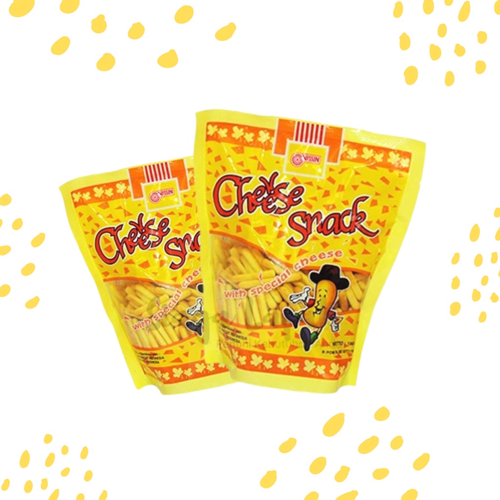 Cheese Snack Nissin Kuning Biskuit Stik Keju 150 gr